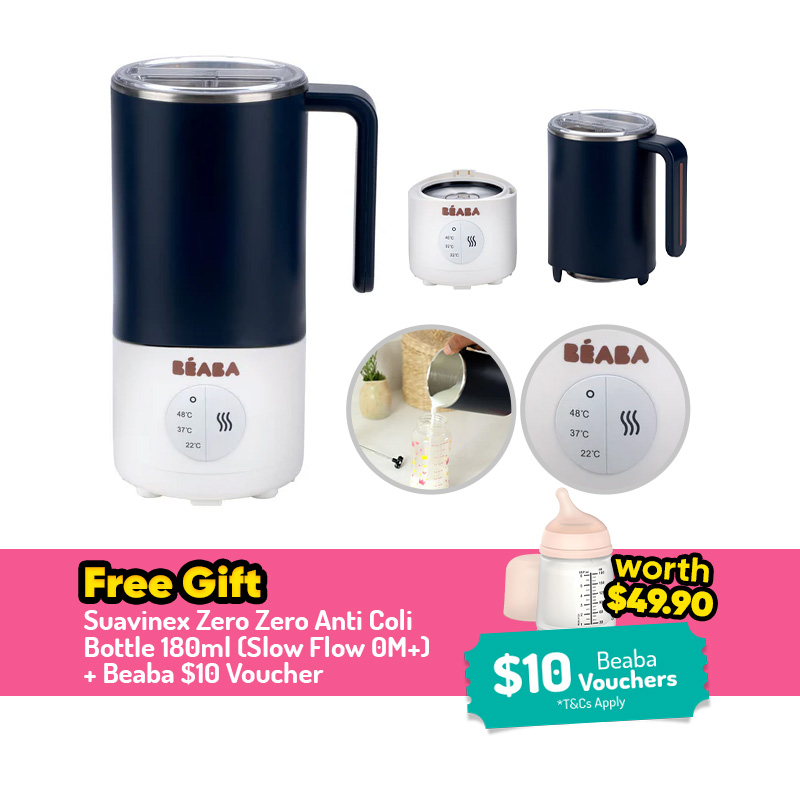Beaba Milk Prep Bottle & Drinks Preparer + FREE GIFT